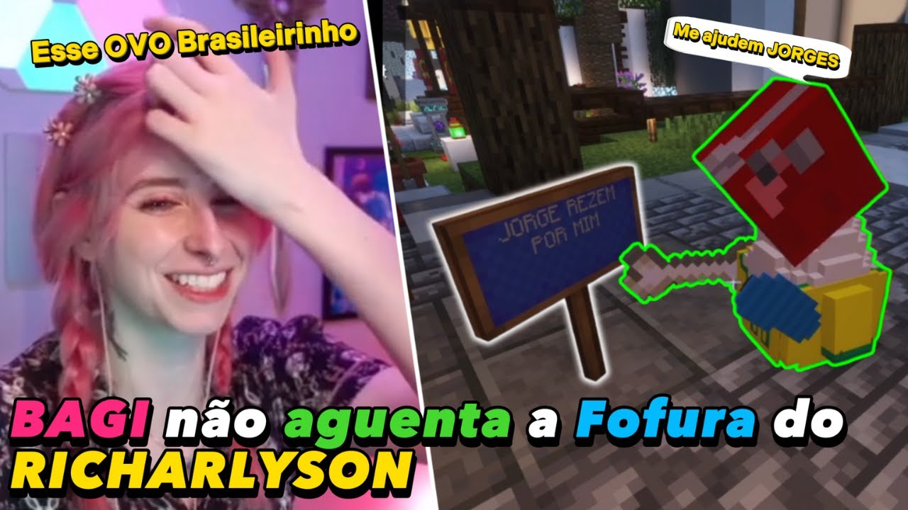 ⭐QSMP: Bagi não CONSEGUE ficar LONGE do Richarlyson.