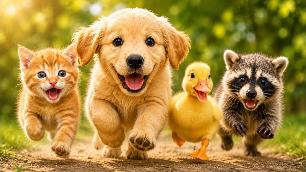 🐶 Golden Puppy's Rescue Mission: Helping Cute Animal Friends | Blue Bear Kids