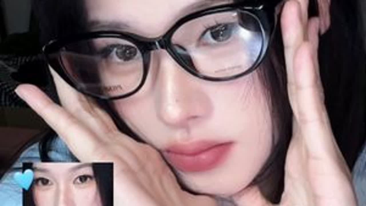 新手可学的内双淡妆｜10mins妆容发型跟练.·🩵 #白露酿秋妆 #潮妆研究所 #美妆模范生 #新手化妆 #内双肿眼泡