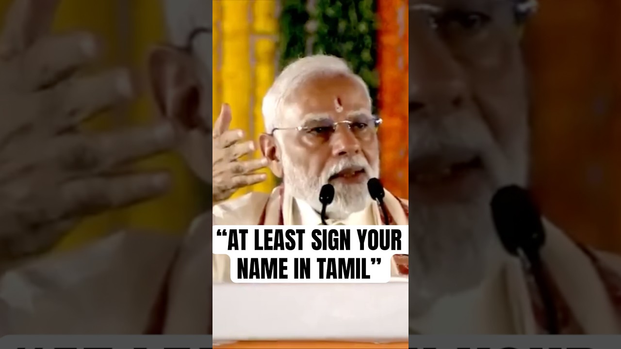 Modi&rsquo;s Veiled Dig At Stalin Amid Language Row