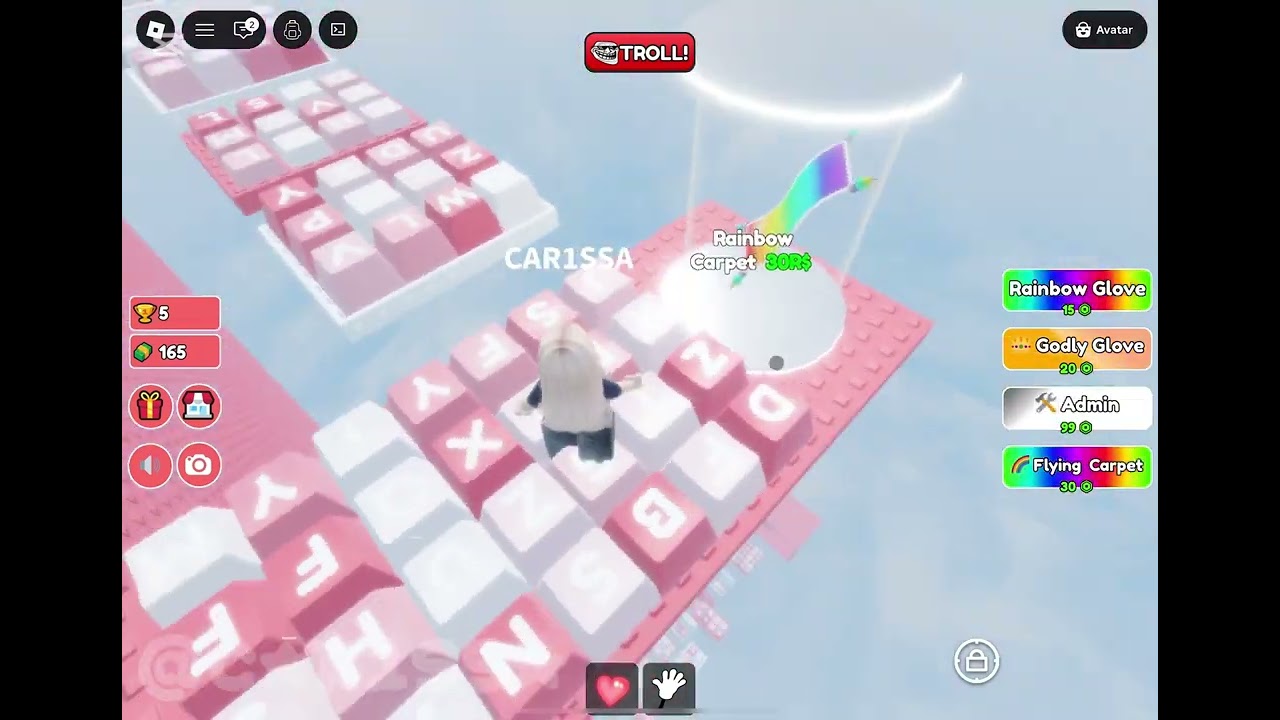 ROBLOX KEYBOARD ASMR#roblox #fyp #asmr #keyboard 