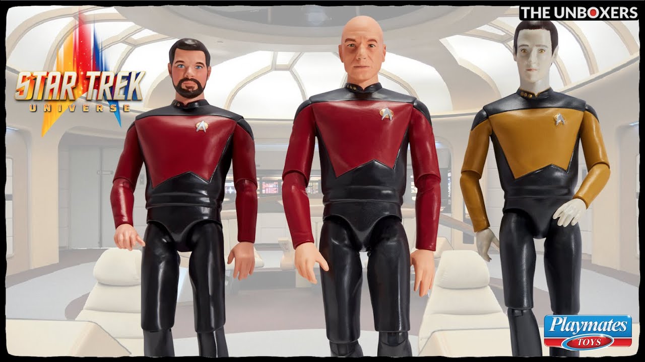 Star Trek The Next Generation Action Figures by Playmates Toys