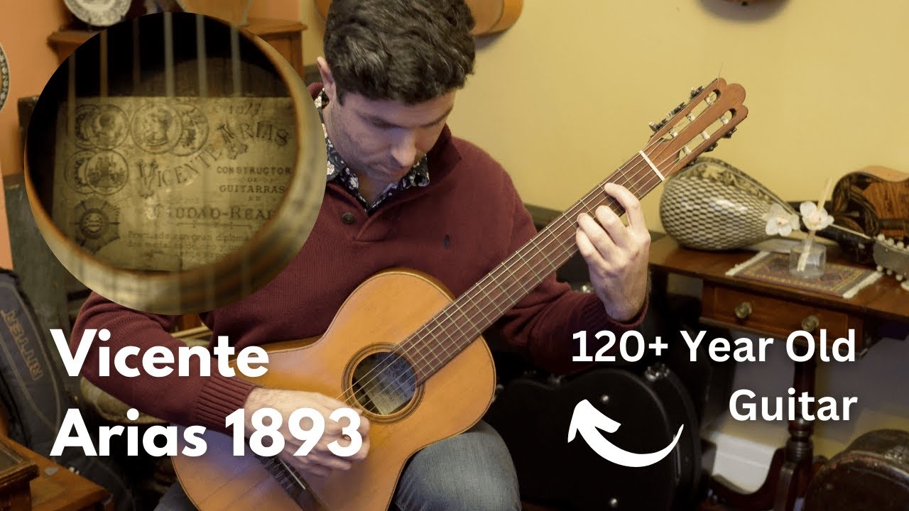 Prelude 11 by Francisco T&aacute;rrega on a Vicente Arias Guitar Made In 1893