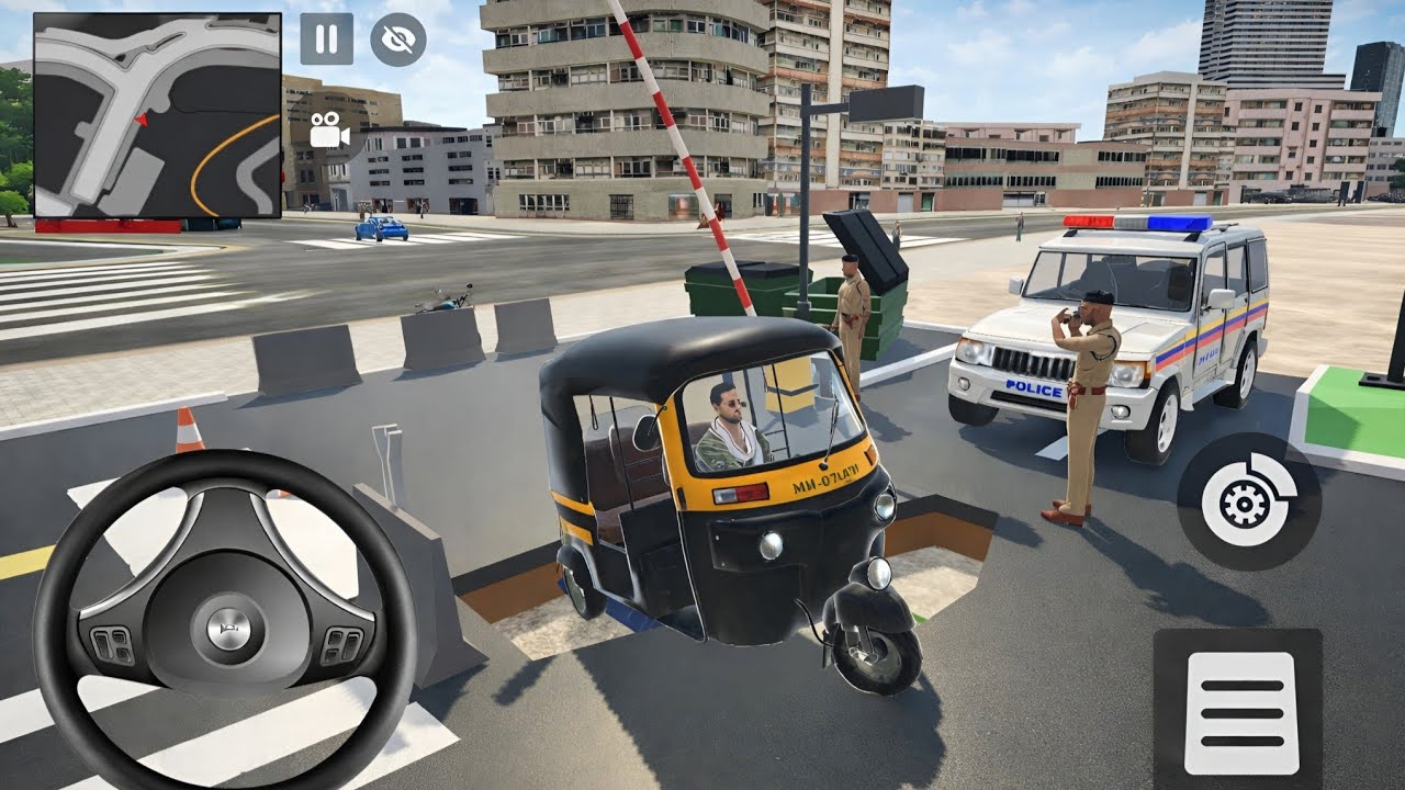 🚨 Police Checkpost पर Auto पकड़ा गया 😱 | Indian Theft Auto Simulator Gameplay 🔥🚓