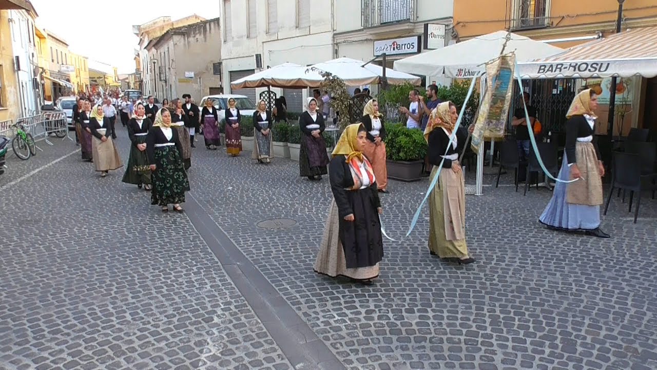 ITALY procession at Cabras, Sardinia
