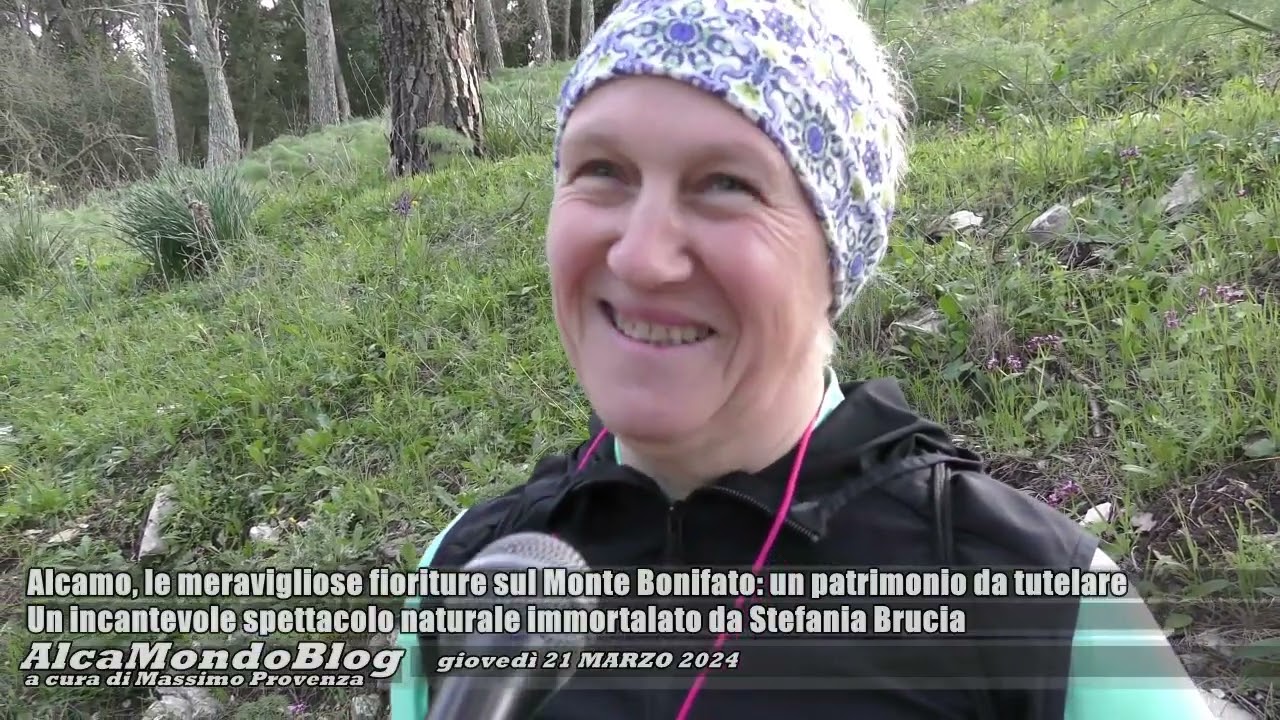 Alcamo, le meravigliose fioriture sul Monte Bonifato immortalate da Stefania Brucia