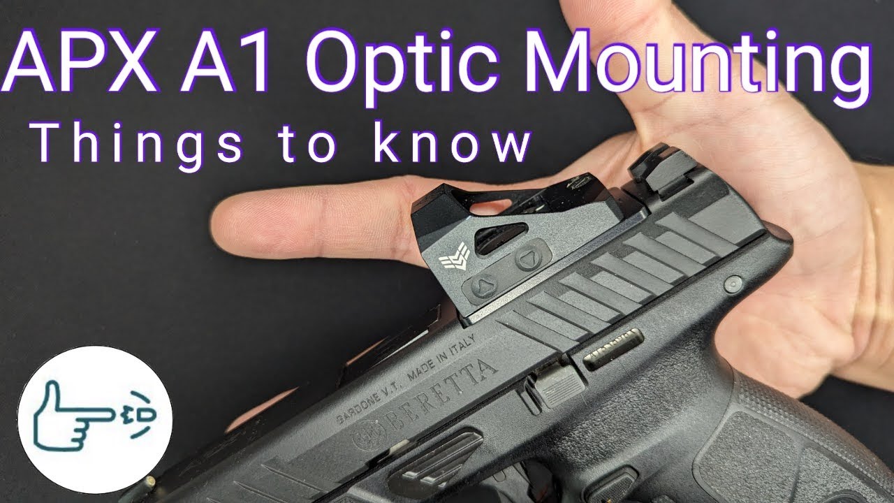 Крепление оптики Beretta APX A1 — что нужно знать!