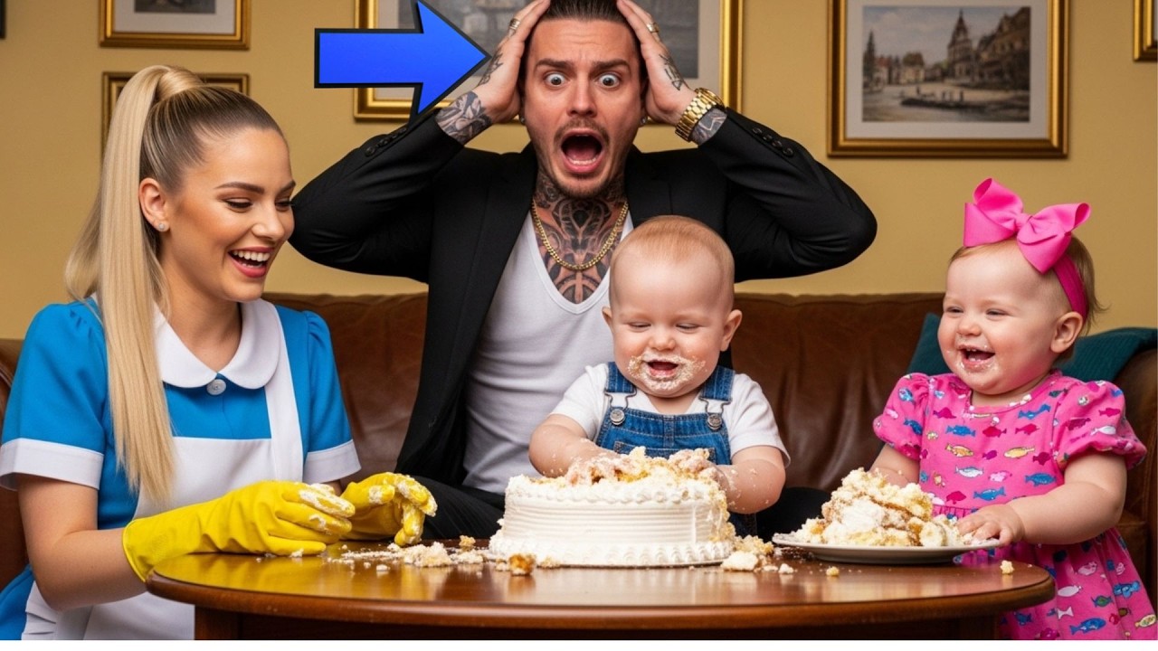The Mafia Boss Was Sad, No One Remembered His Birthday — Until The Poor Maid & Her Children Arrived