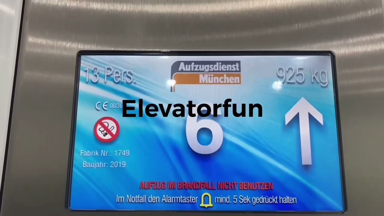 2010 High speed KONE Aufzug in Hochhaus in Bürogebäude In Frankfurt Am Main Tower 185