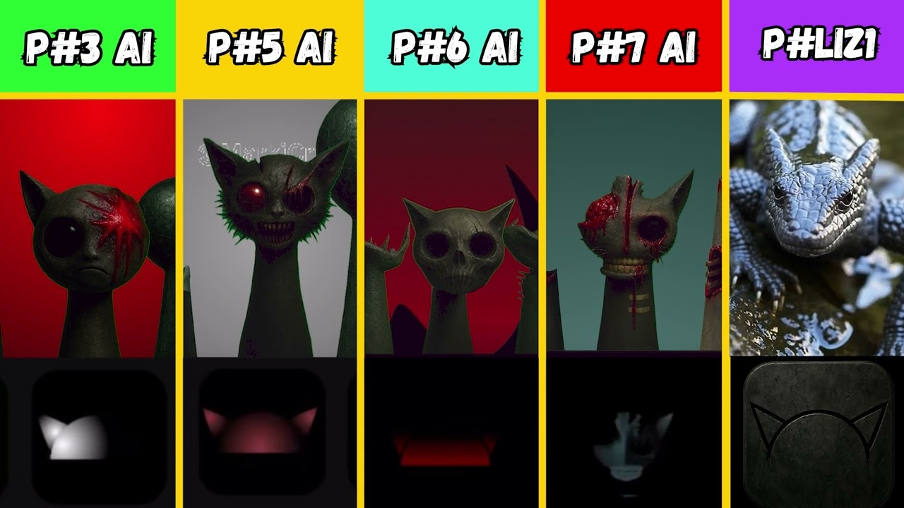 Incredibox Sprunki - PHASE#LIZ1 AI VS Phase#3 AI VS Phase#5 AI VS Phase#6 AI VS Phase#7 AI