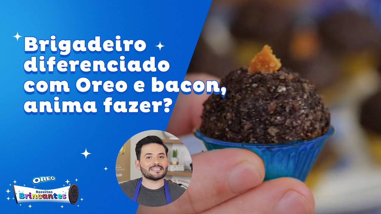 MUITO GOSTOSO! 😋 BRIGADEIRO DE OREO COM BACON FAÇA HOJE MESMO! POR @GABRIEL FREITAS