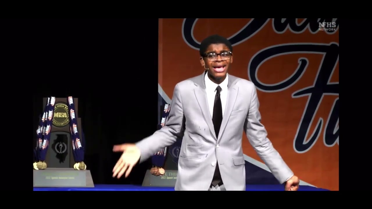 IHSA 2022 Original Comedy State Champion - Darrell Mondaine