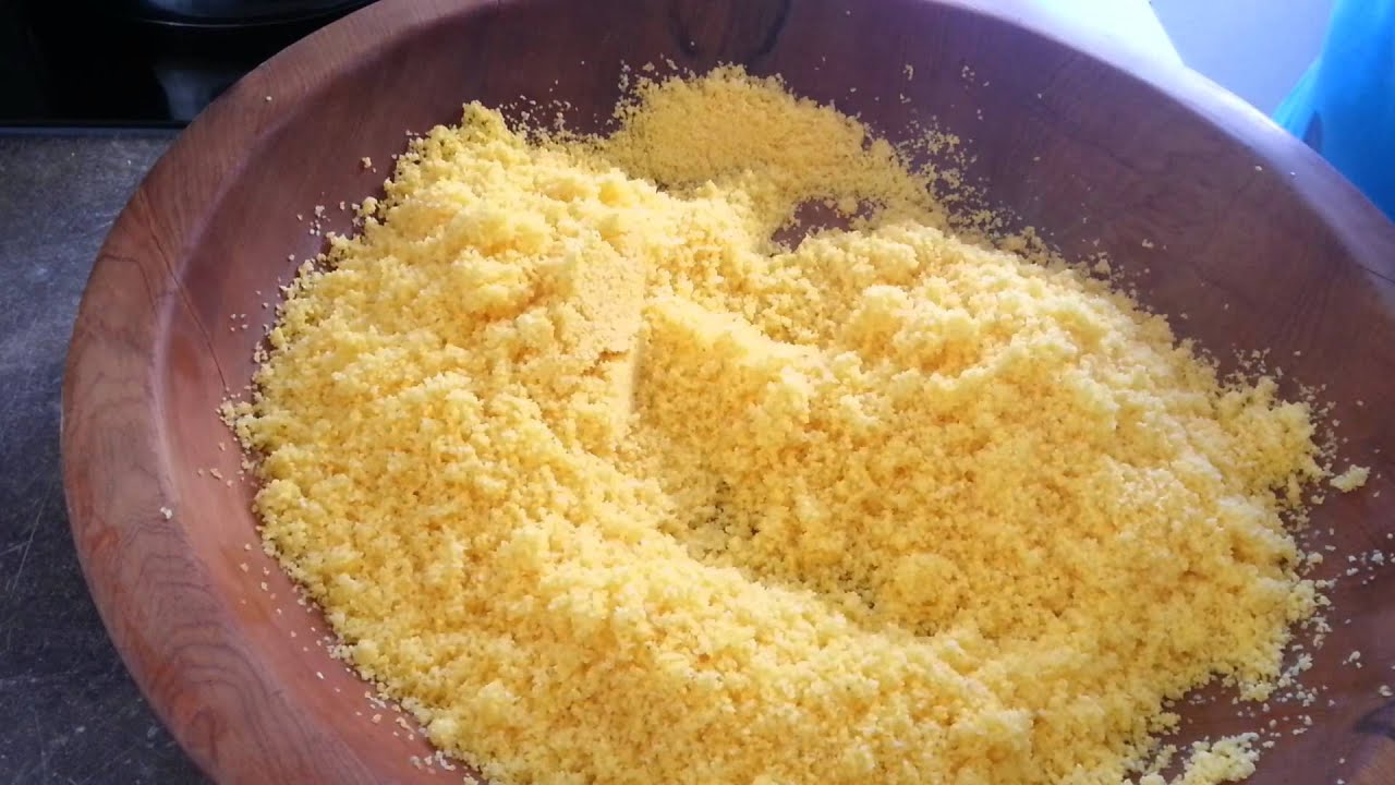 couscous a la semoule de mais SANS GLUTEN, partie 1 : la graine