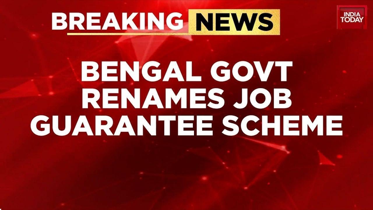 Breaking: West Bengal Government Renames Job Guarantee Scheme To Mahatma-shree Amid MGNREGA Row