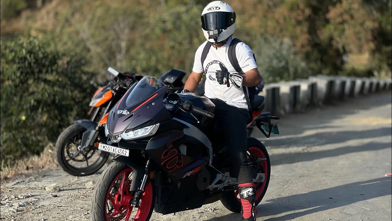 Aprillia 457 first ride/ DukeGen3250/390/Cbr250 Keifang to Zemabawk Friendly Batlle🤭🤣