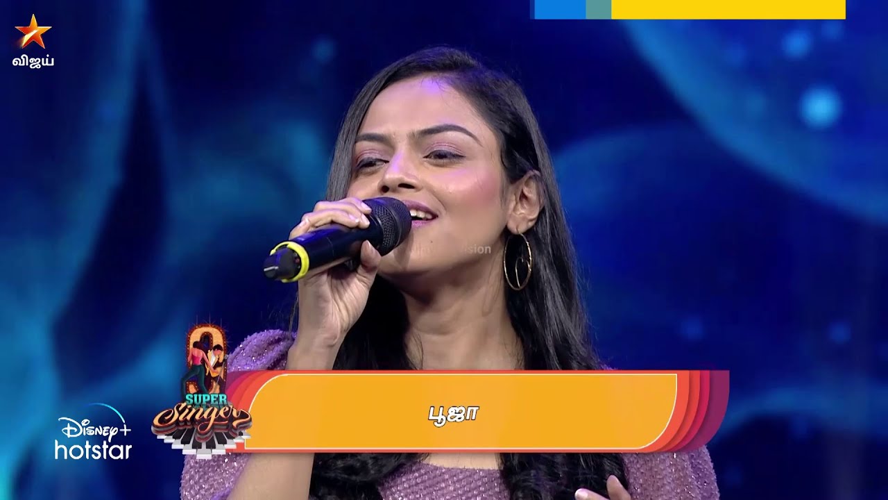 Nenjukulle.. Song by #Pooja 🎹 | Celebration | Super Singer Season 9