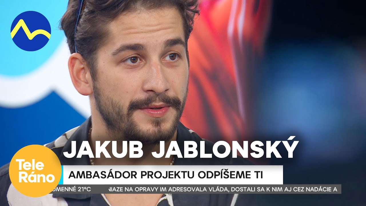 Jakub Jablonský - ambasádor projektu 
