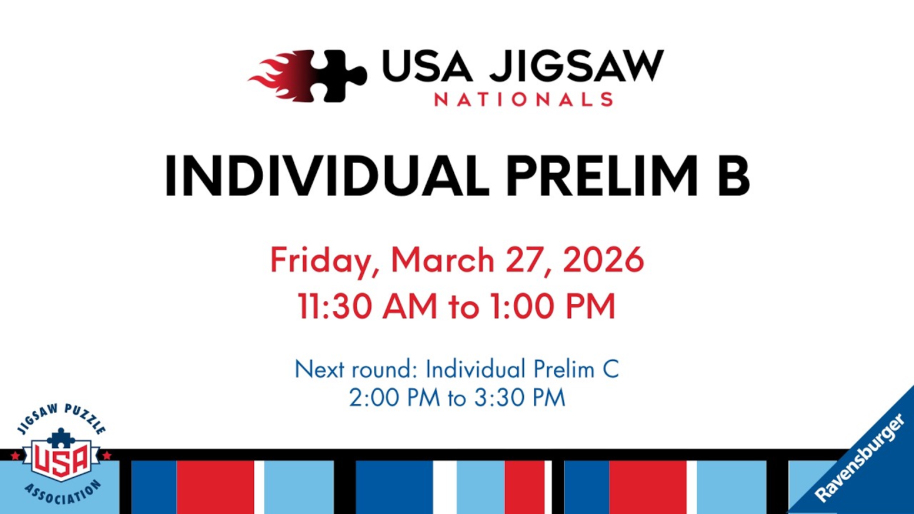 Individual Prelim B - USA Jigsaw Nationals 2026