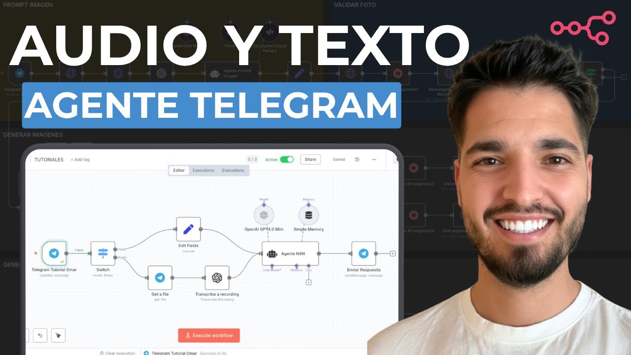 Cómo Crear un Agente de Telegram que Entiende Audios y Textos