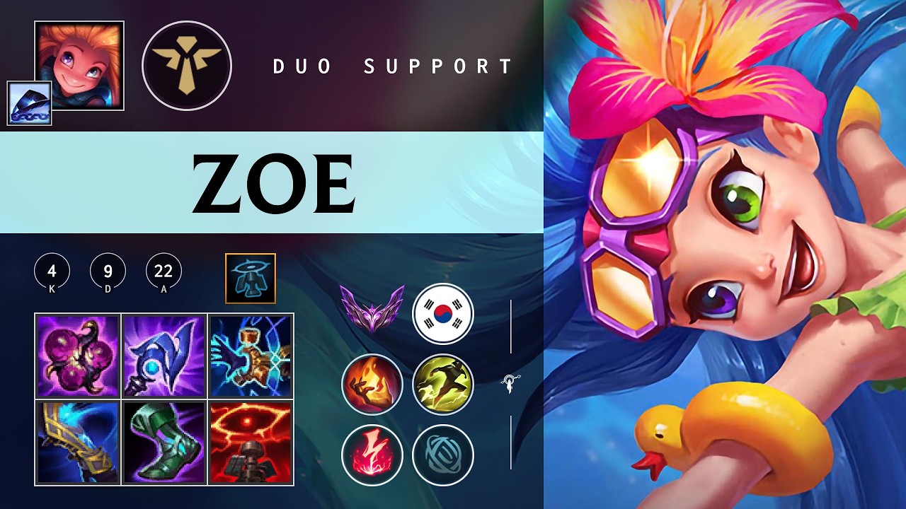 Zoe Support vs Galio - KR Master Patch 26.05