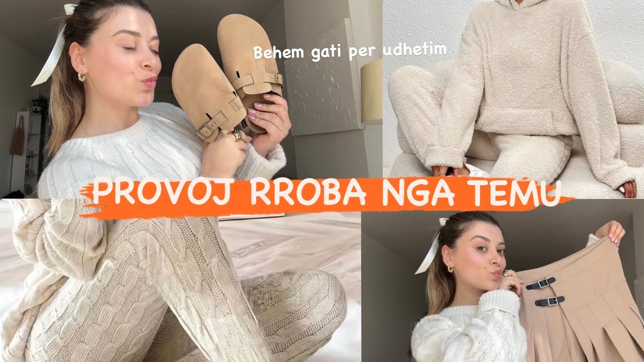 Do shkoj ne qytetin e modes | Cfare rrobash te marr? TEMU HAUL