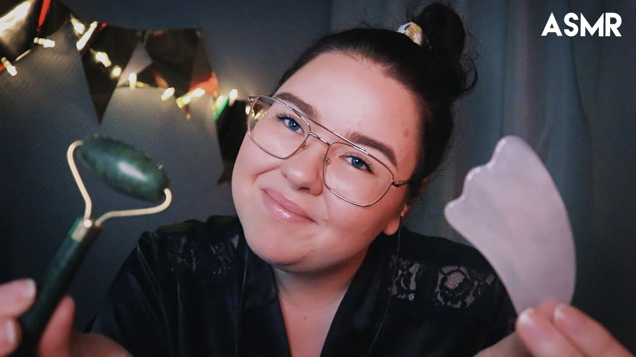 ASMR Ansiktsmassage med verktyg  (personal attention) ✨