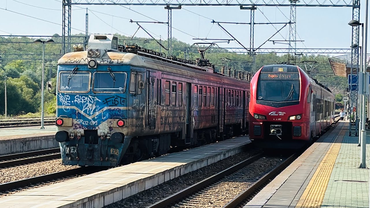 NEGLECTED RAILWAYS IN SOUTHERN BELGRADE! Stadler FLIRT and Soviet RVR Trains in Kijevo and Resnik!