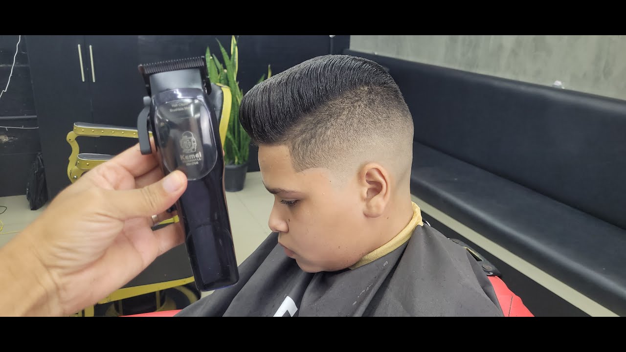💈Kemei km-1766 na prática, CORTE COMPLETO💈