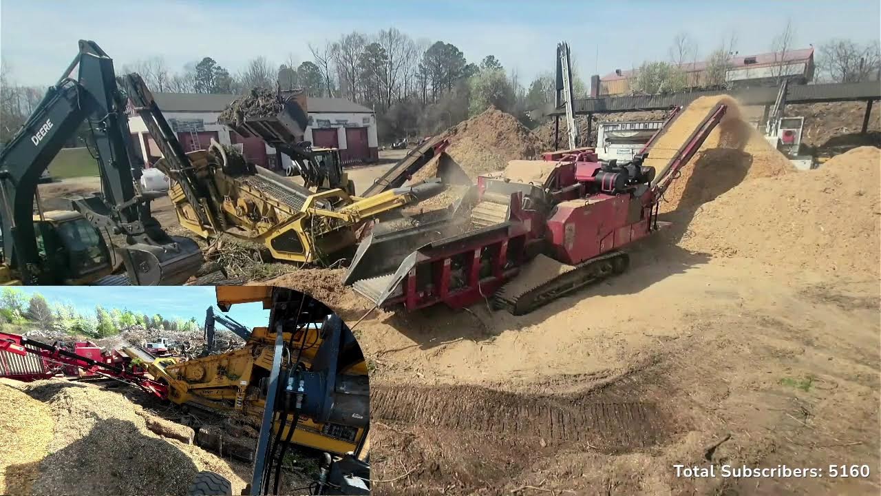 Grind Time! Making Wood Chips with Bandit Beast and extec screener Livestream! Episode 24!