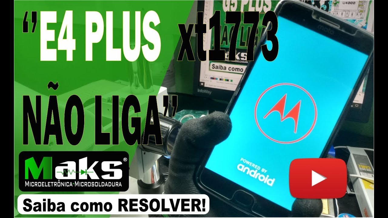 MOTOROLA E4 PLUS NÃO LIGA! CAPACITOR C0236 
