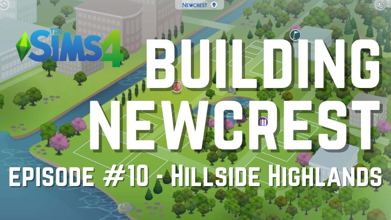 Building Newcrest: Episode #10 | The Sims 4 Speed Build | Bar | Base Game Only | Chatting
