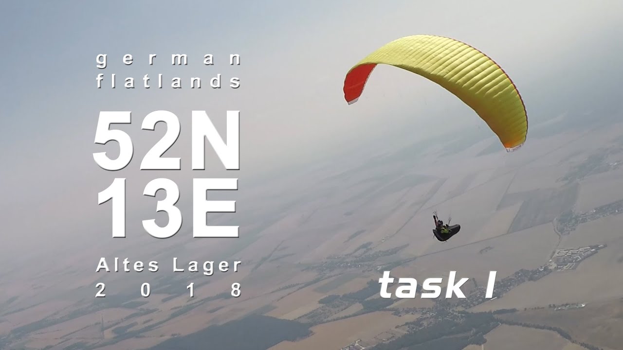 German flatlands 2018 - Gleitschirm - TASK 1 - cancelled !!!