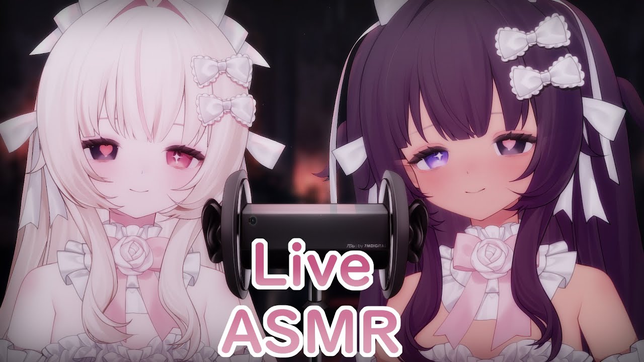 【ASMR VOD】Twin ASMR | Light Triggers & Whispering ♡