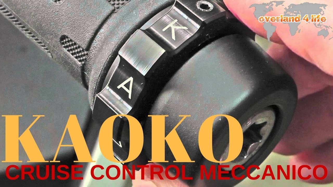 KAOKO il cruise control meccanico