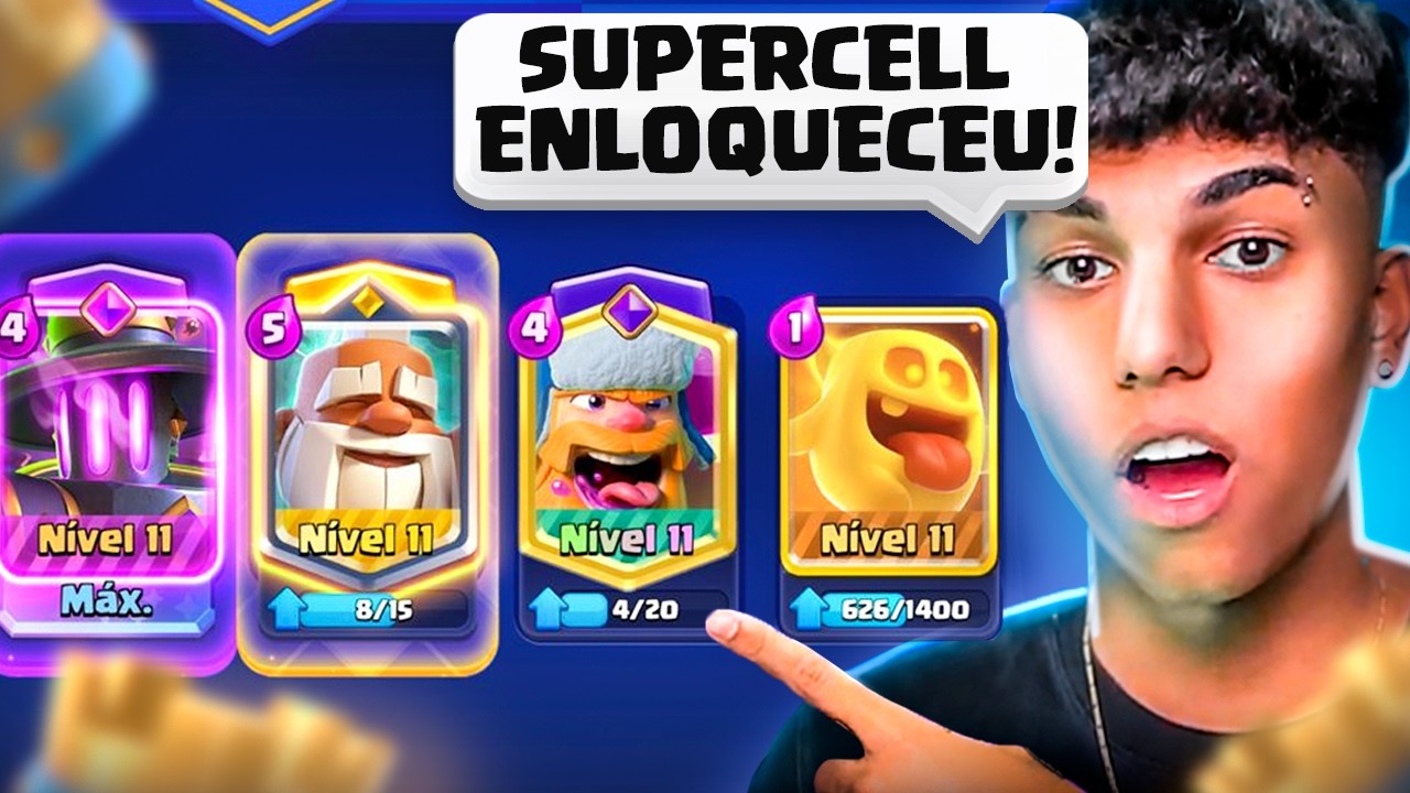 SÓ POSSO JOGAR COM 4 CARTAS NO MEU DECK.. CLASH ROYALE! 😨