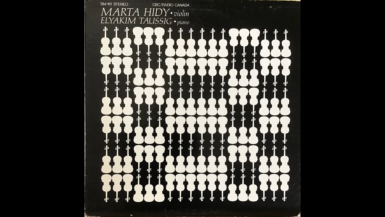 Marta Hidy plays Béla Bartók Rhapsody no.1 for violin and piano