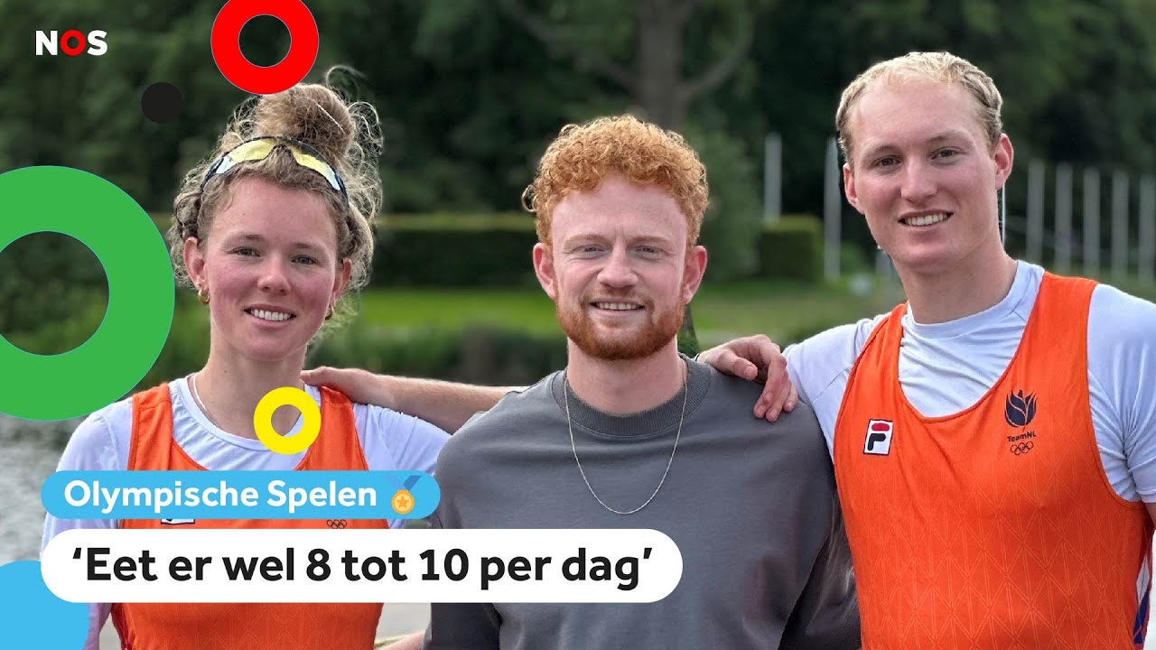Roeiers Karolien en Finn over de Olympische Spelen, en bananen?