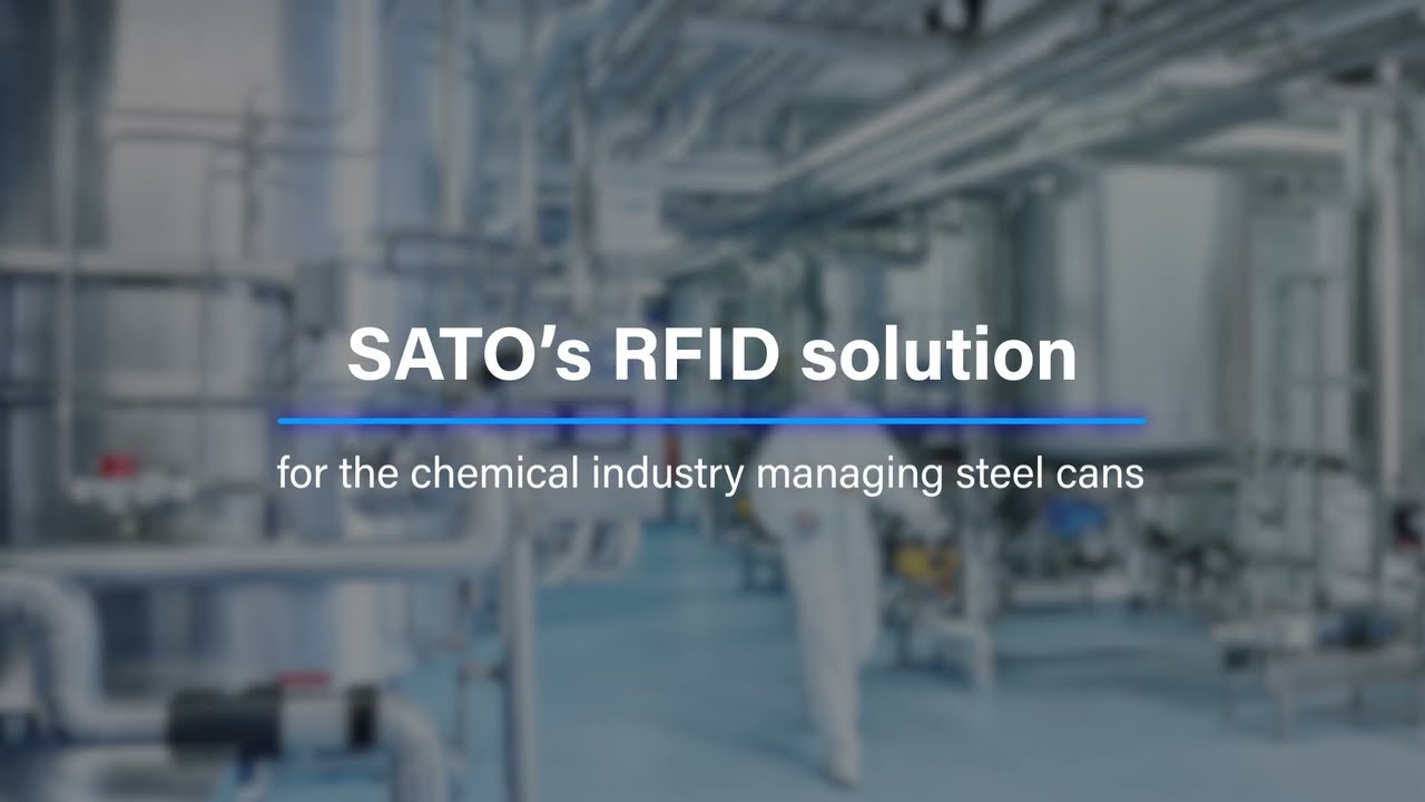 SATO RFID Solutions - Chemical Industry in Managing Steel Cans or Barrels- On-Metal Tags