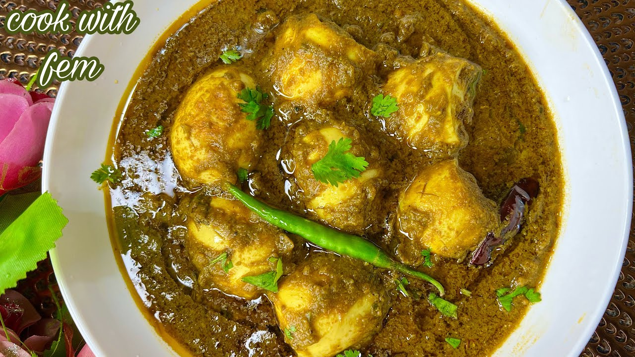 Super Tasty Anda Palak Curry Better Than Restaurant 🤤🤤 | ढाबा स्टाइल अंडा पालक करी | Palak Egg Curry