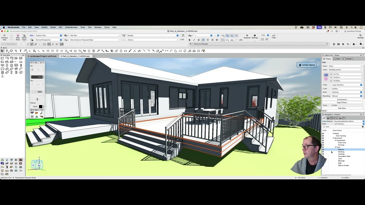 Starting a Patio in Vectorworks?  Use a Slab