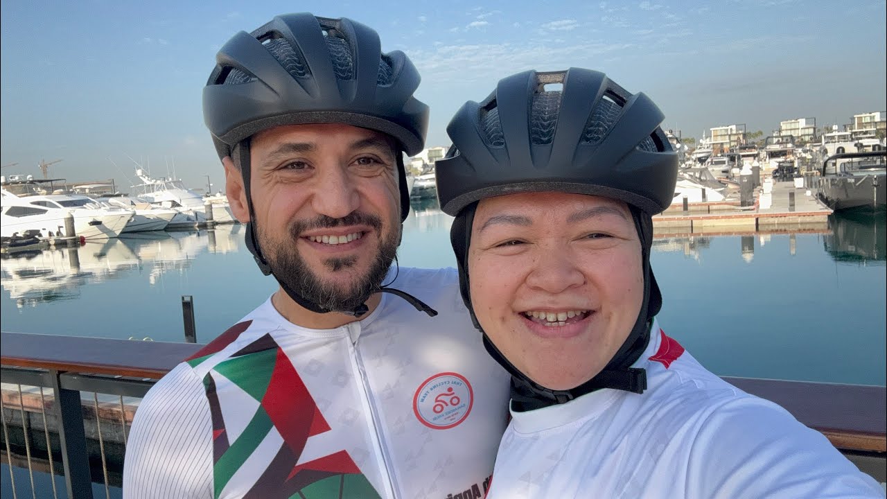 Велопутешествие с тайцами в ОАЭ 🇹🇭❤️🚴🚴‍♂️🇦🇪 #ЕгипетскаяНевестка🇪🇬 #Семья #Велосипедисты #ТайцыВДу...
