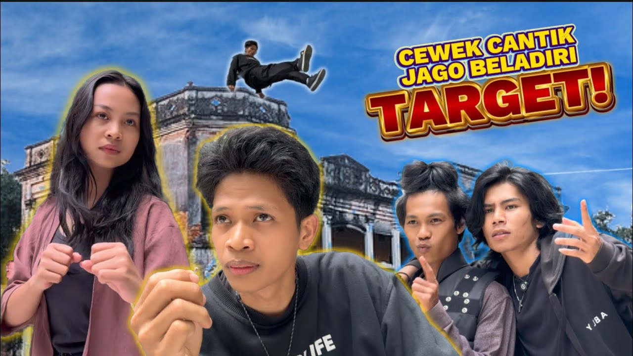 CEWEK CANTIK JAGO BELADIRI JADI INCARAN PREMAN NAKAL | Short Movie