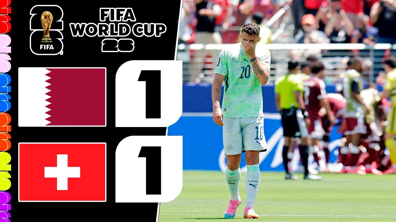 Катар &mdash; Швейцария 1:1, лучшие моменты | Чемпионат мира по футболу 2026