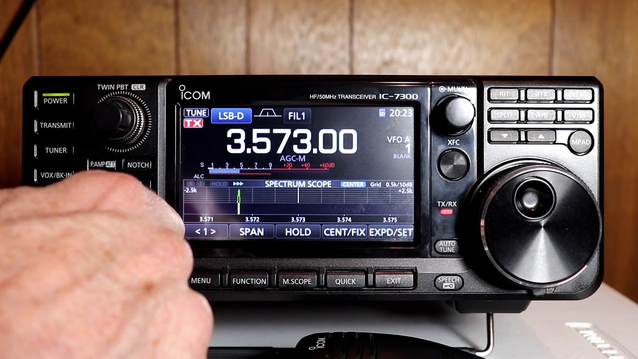 Icom IC7300 от А до Я #25 Настройка уровней звука USB-передачи
