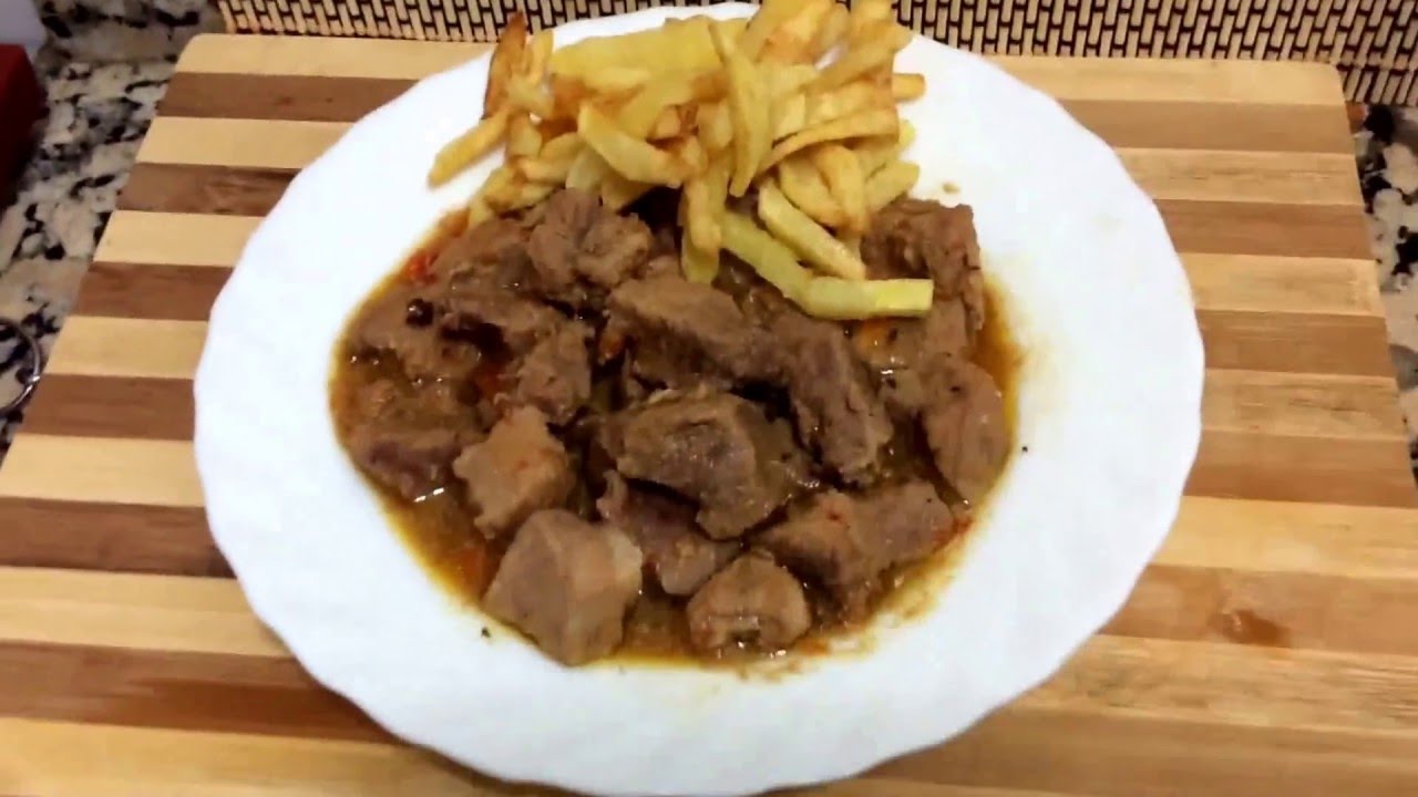 CALDERETA DE CERDO - Receta de cocina Española.