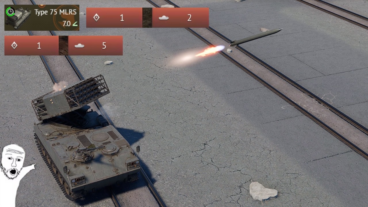 Type 75 MLRS is PURE CHAOS in War Thunder! [Gameplay + Memes]