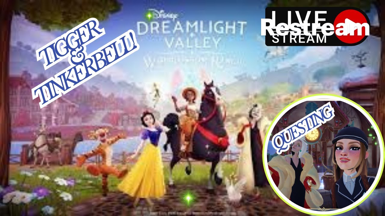 Unleash the Fun in Disney Dreamlight Valley with Tigger and Tinkerbell at Wishblossom Ranch!