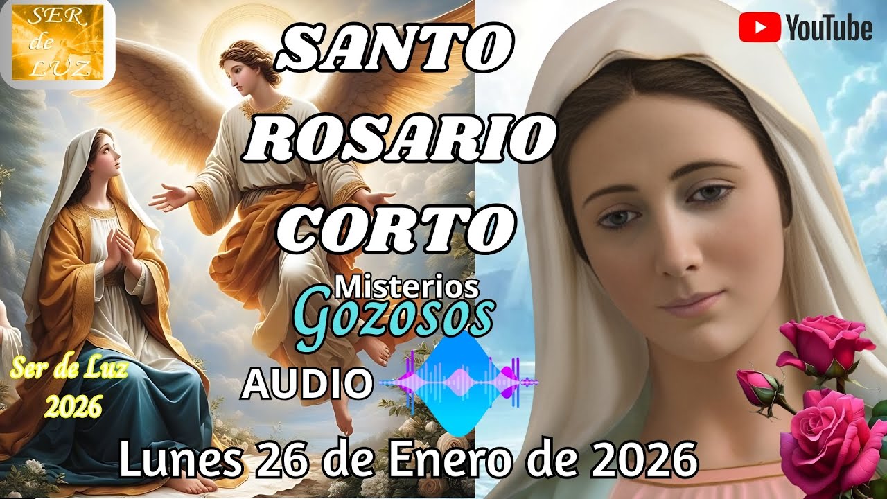Santo Rosario Corto de Hoy Lunes 26 de Enero de 2026 