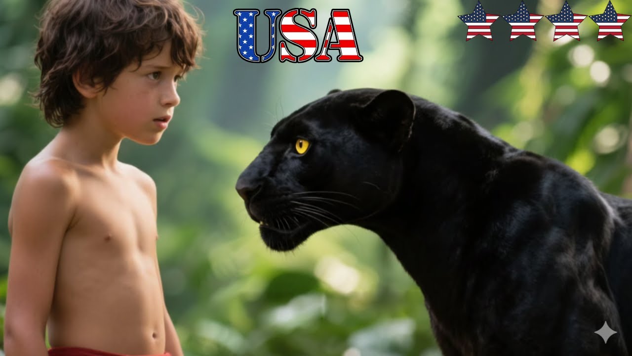 The Jungle Book Mowgli and The Black Panther🌴3D 4K Bedtime Stories for Kids in English  #cartoon