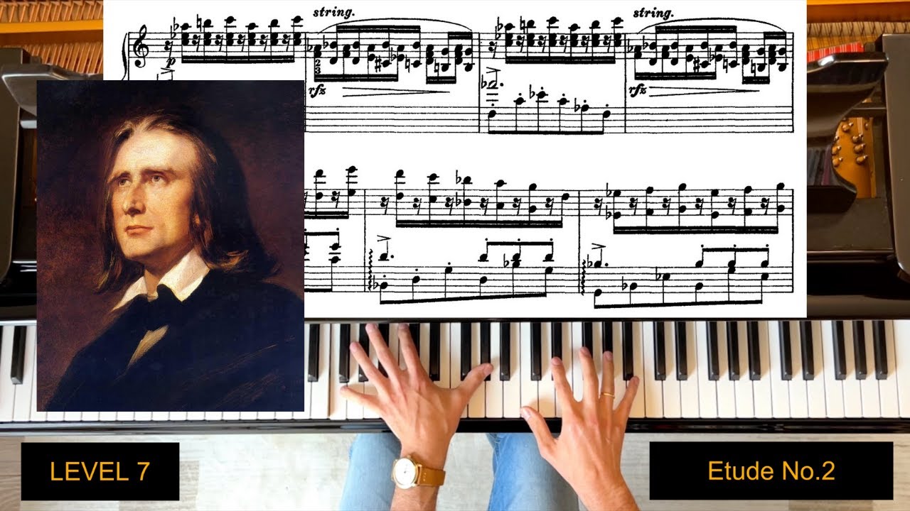 7 LEVELS OF LISZT - 7 GENRES - 7 MINUTES - By Sebastien Dupuis